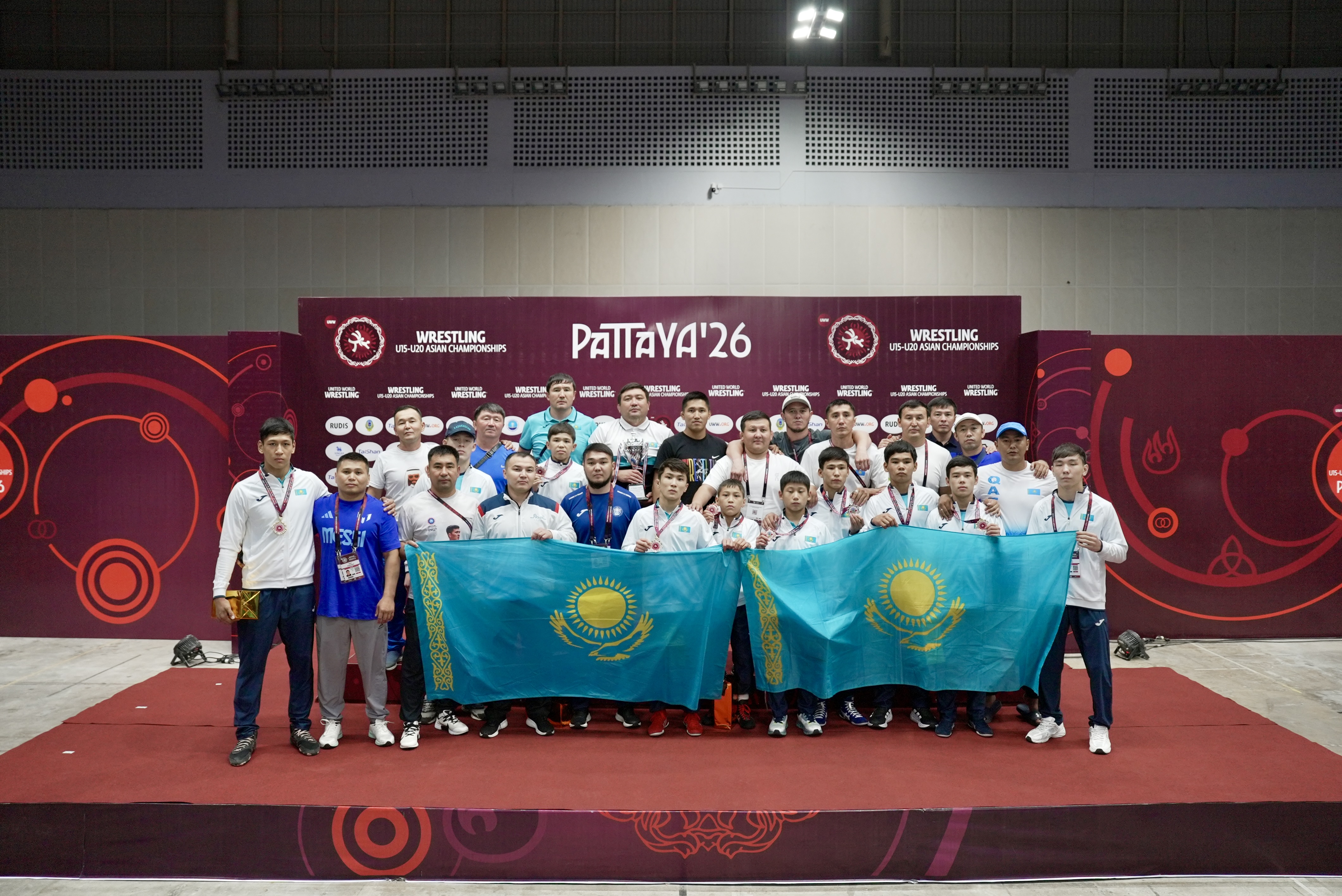 Паттайяда Қазақстанның U15 грек-рим балуандары үш алтын алды